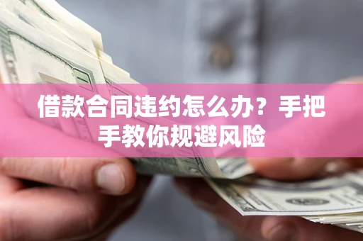武汉借款合同违约怎么办？手把手教你规避风险