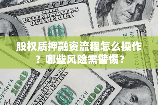 武汉股权质押融资流程怎么操作？哪些风险需警惕？