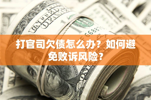 武汉打官司欠债怎么办？如何避免败诉风险？