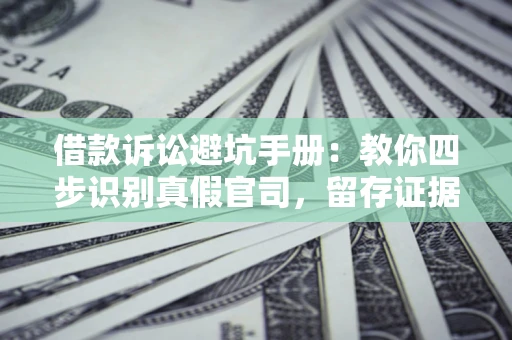 武汉借款诉讼避坑手册：教你四步识别真假官司，留存证据不踩雷