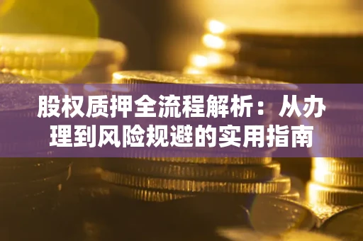 武汉股权质押全流程解析：从办理到风险规避的实用指南