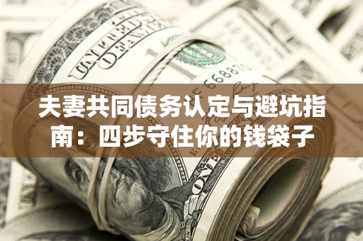 武汉夫妻共同债务认定与避坑指南：四步守住你的钱袋子