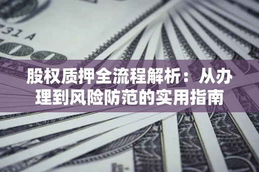 武汉股权质押全流程解析：从办理到风险防范的实用指南