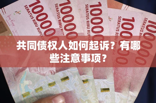 武汉共同债权人如何起诉？有哪些注意事项？