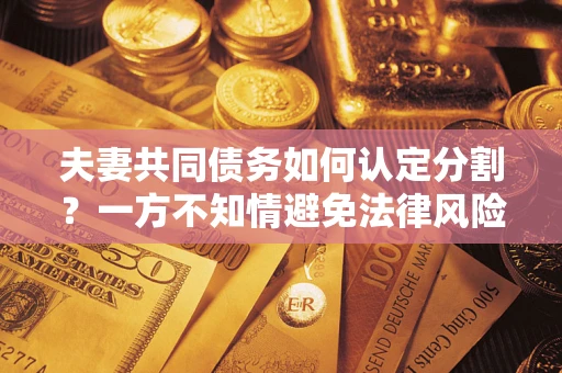 武汉夫妻共同债务如何认定分割？一方不知情避免法律风险必看！